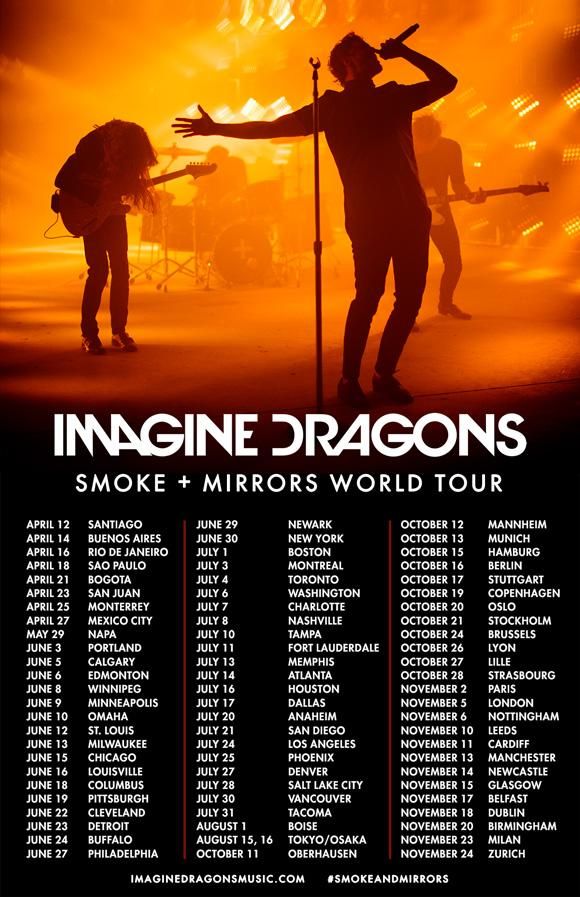 Imagine dragons tour 2019 nc